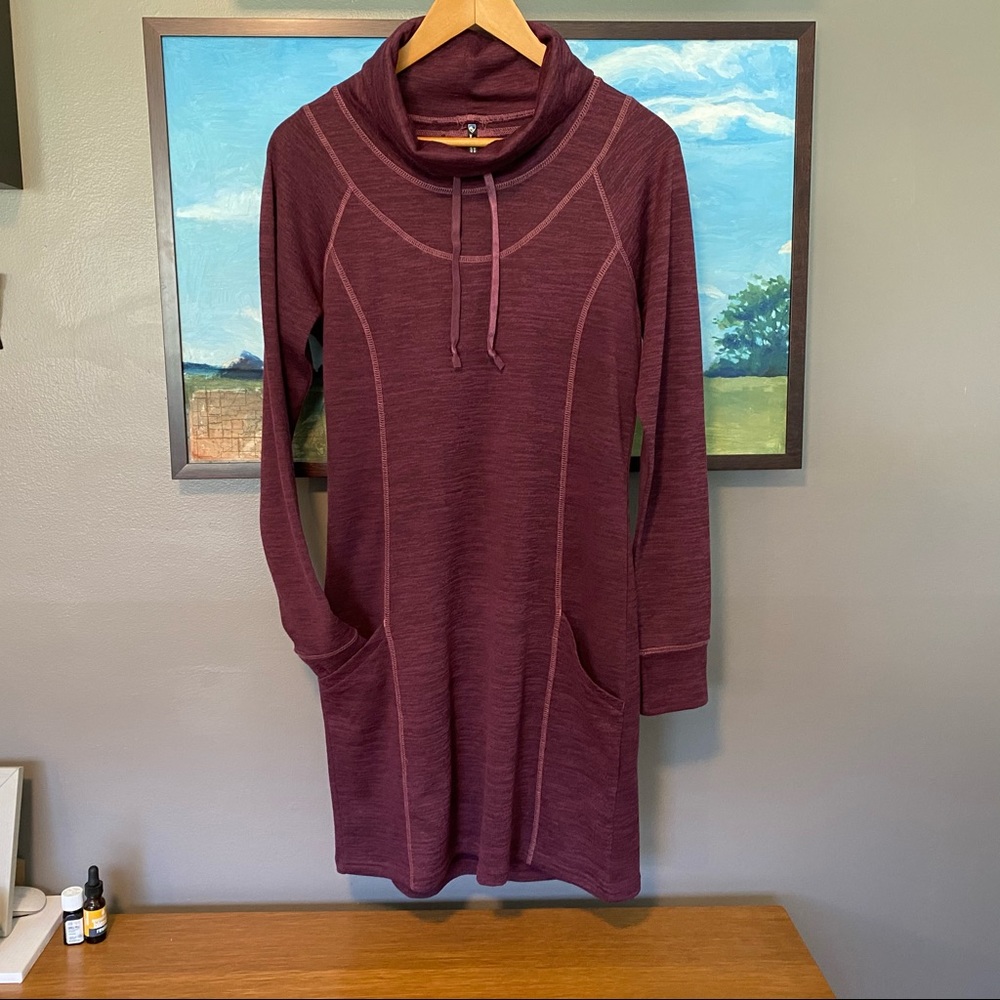 Kuhl Sweater Dress in dark plum (size M)